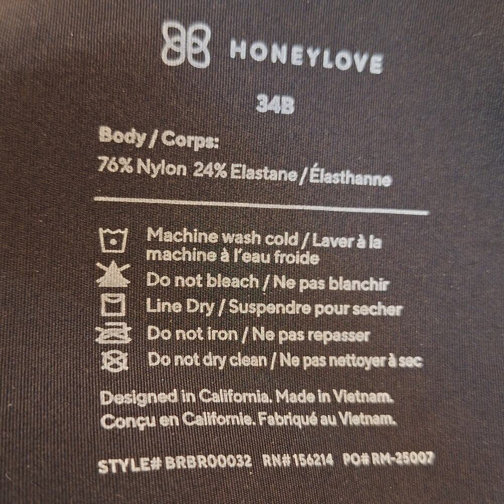 Honeylove Black Seamless T-Shirt Bra - Picture 5 of 5